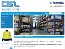 Tablet Screenshot of chempacsolutions.co.uk